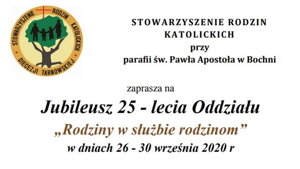 Bochnia. 25 lat Stowarzyszenia Rodzin Katolickich