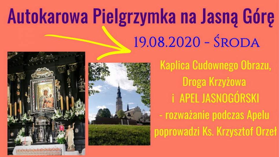ITER: Autokarowa pielgrzymka do tronu Matki Bożej Królowej Polski