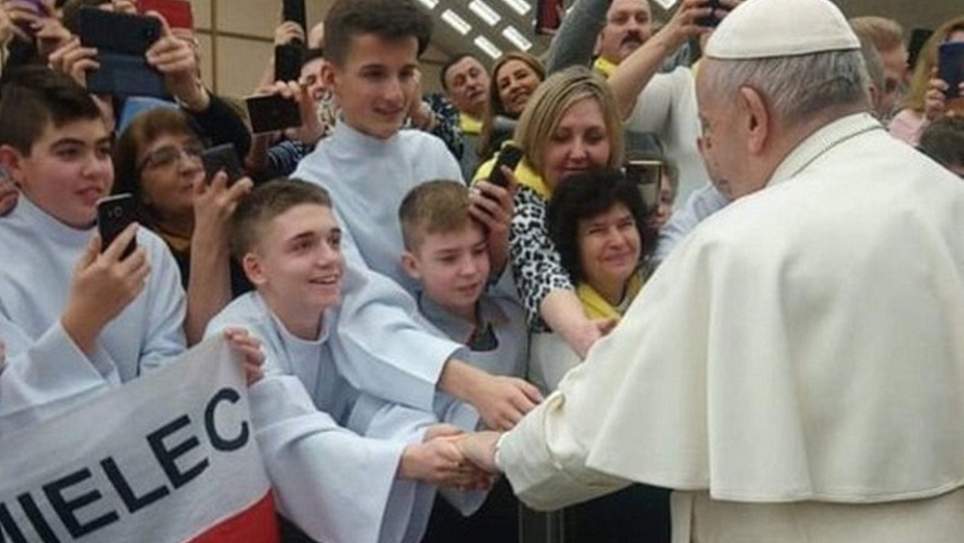 Papież Franciszek pozdrowił lektorów z parafii Trójcy Przenajświętszej z Mielca