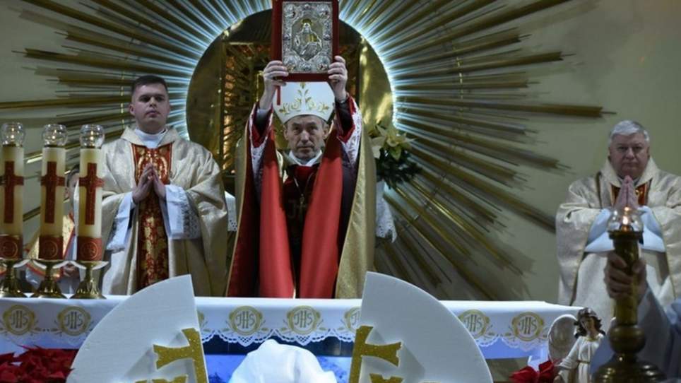 Noworoczne spotkanie Rycerstwa Niepokalanej z całej diecezji w Niskowej