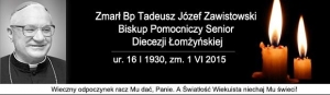 Zmarł biskup Tadeusz Zawistowski