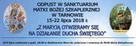Zaproszenie na odpust do Matki Bożej Szkaplerznej w Tarnowie
